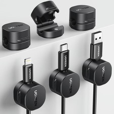 6-Pack Magnetic Cable Organizer Clips - Effortless Adhesive Management Solution picture