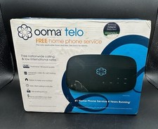 OOMA Telo Smart Free Home Phone Service New Open Box Wireless Adapter Included picture