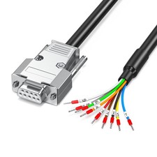 DB9 Female To Bare Wire Cable 3.3 Ft RS232 Serial Adapter 9 Pin Terminal picture