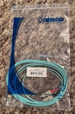 CablesToGo CTG 33053 Multimode Fiber Patch DUP LC-SC 50/125 10Gig 3M picture