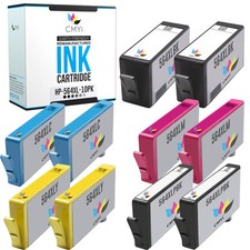 Replacement Ink Cartridges for HP 564XL Black Color 10 PK Deskjet Officejet picture