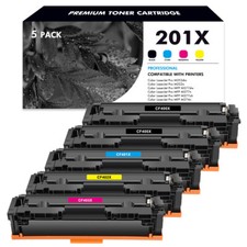 5PK High Yield CF400X 201X 201A Toner Set For HP Color Laser Jet Pro MFP M277dw picture