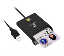 Zoweetek  CAC Reader, Smart Card Reader DOD Military, ZW-12026-1  USB-C picture