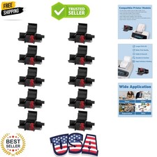 10 Pack IR40T IR-40T Compatible with Calculator Ink Roller Ribbon Replacement... picture
