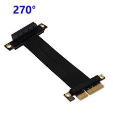 High Quality PCI-e PCI Express 4X Extension cable (270° Reverse PCI-E Slot) picture