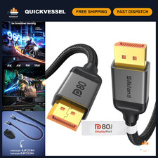 High-Speed 80Gbps DisplayPort 2.1 Cable, VESA Certified, 6.6FT/2M, DP80 HDR picture