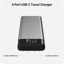 HyperJuice 245W USB-C 100W Battery Pack Fast Charger Type C 27000 mAh Power Bank picture
