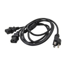 StarTech.com PXT101Y 6 ft. Standard Y Computer Power Cord NEMA 5-15P to 2x C13 picture
