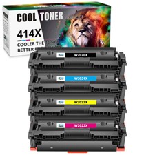 4x W2020X (No Chip) Toner Compatible with HP 414X MFP M479dw M479dn M454 Printer picture