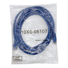 7ft Cat5e Ethernet Patch Cable Blue Snagless RJ45 10X6-06107 picture