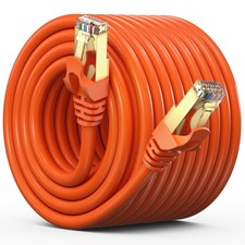 Cat7 Ethernet Cable 100 ft – High-Speed LAN Internet Patch Cord, Flat Design,... picture