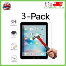 {3xPack} HD Clear Tempered Glass Screen Protector For iPad 10.2 7th 8th 9th Gen picture