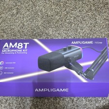 FIFINE AmpliGame AM8T Gaming Mic USB/XLR Switchable RGB Black picture