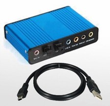 USB 6 Channel 7.1/5.1 Surround Optical S/PDIF External Audio Sound Card Adapter picture