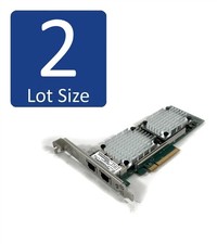 LOT OF 2 HP 530T 2-PORT 10GB PCI-E ETHERNET ADAPTER CARD 657128-001 656594-001 picture