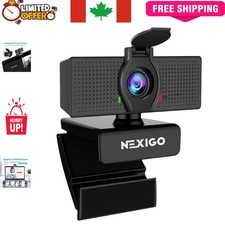 Versatile 1080P USB Webcam with Built-in Mic and Security Cover for Video Calls picture