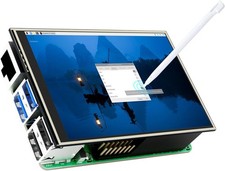 3.5 Inch Touchscreen for Raspberry Pi 5, 480 x 320 Pixel 60 FPS Mini Monitor wit picture