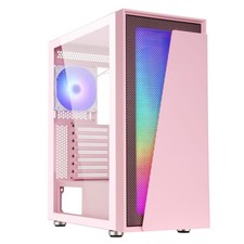Gaming Computer Prebuilt PINK Desktop PC AMD Ryzen 5 Radeon Vega 32GB RAM + SSD picture