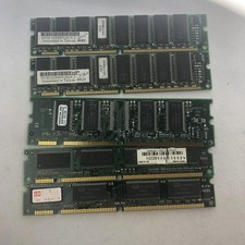 Mixed Brands SDR SDRAM DIMM Desktop Memory RAM Lot Of 4 Modules UNTESTED picture