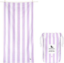 Beach Towel - Quick Dry, Sand Free - Compact, Lightweight - 100% Recycled - Incl picture