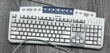 Vintage Compaq USB Multimedia Keyboard White Model No KU-9978 picture