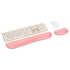 Mind Reader Ergonomic Wrist Rest Set, Keyboard and Mouse Single Pink, Pink picture