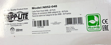 Tripp Lite Cat5e Patch Panel 48-Port Ethernet RJ-45 N052-048 picture
