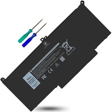 7480 7490 F3YGT Laptop Battery Replacement for Dell Latitude 7280 7390 7380 7290 picture