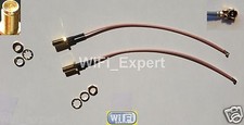 2 x 8 Inch Mini PCI IPX U.FL to RP-SMA Antenna WiFi Pigtail RG178 Cable RF USA picture