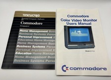 Commodore 64 C64 Timeworks Brochure & 1702 Monitor Manual Vintage Computer picture