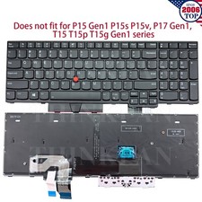 Genuine US Backlit Keyboard for Lenovo Thinkpad T15g Gen 2 P15 Gen 2 P17 Gen 2 picture