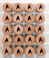 STAR TREK Wine Cork Spirits Bottle Stopper Lot of 4 TOS TNG DS9 Voyager Picard picture