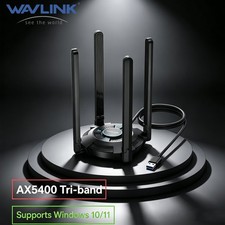 WAVLINK WiFi 6E USB Adapter AX5400 USB WIFI Dongle 2.4/5/6G 1 meter USB3.0 Cable picture