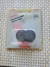 Nu-kote Universal Twin Spool Calculator Ribbon NK80BRC Black Red picture