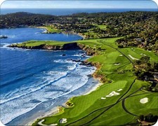 Pebble Beach Golf Course Arial View #2 Mouse Pads Mousepads picture