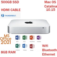 Apple Mac Mini A1347 MD387LL/A 2012 i5 2.5GHz 8GB RAM 500GB SSD macOS 10.15 HDMI picture