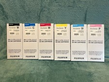 Genuine FujiFilm DX Ink Cartridge Full Set DX100 Date: 2026 & 2027 picture