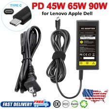 90W 65W 45W USB-C Type-C AC Adapter Laptop Charger For Dell Lenovo Apple MacBook picture