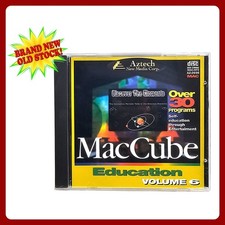 Aztech MacCube Vol 6 Education Macintosh Software CD-ROM AZ-2696 Vintage Mac New picture
