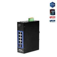 TRENDnet TI-G102i 10-Port Industrial Gigabit L2 Managed DIN-Rail Switch picture