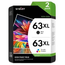 63XL Ink Cartridge Replacement for HP 63XL Envy 4520 4512 4513 OfficeJet 5255 picture