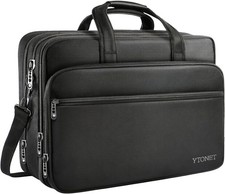 Expandable Water-Resistant 18-Inch Gaming Laptop Briefcase for Professionals picture
