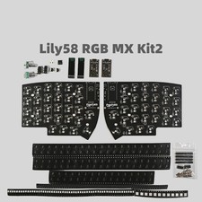 Lily58 Pro Split Keyboard PCB 58-Key Hot-Swap RGB DIY Kit or Bare Board picture