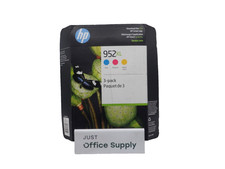 Genuine HP 952XL Cyan/Magenta/Yellow N9K30BN 3-pack Ink Cartridge F. Shipping  picture
