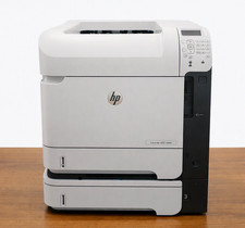 HP LaserJet Enterprise 600 M602 Printer Duplex Extra Tray 39K Pages 90% Toner picture