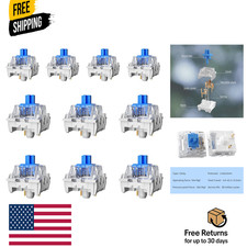 ZhouWang 36PCS Blue Click Switch,Clicker for 3D Prints 、Gaming Keyboards. picture