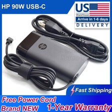 NEW ORIGINAL HP 90W USB-C TYPE-C SLIM AC CHARGER ADP-90FE B TPN-DA08 ADAPTER picture