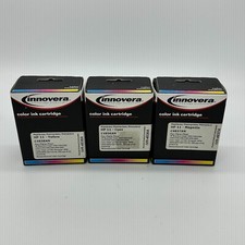 Innovera Color Ink Cartridge HP 11 C4836AN (1) C4837AN (1) C4838AN (1) LOT OF 3 picture