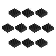 10Pcs 14x14x6mm Heatsink Aluminum Radiator Heat Sink Cooling Black picture