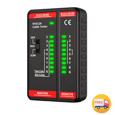 Ethernet Cable Tester for RJ11 RJ45, CAT5/CAT6/CAT7 Wire Tester Tool picture